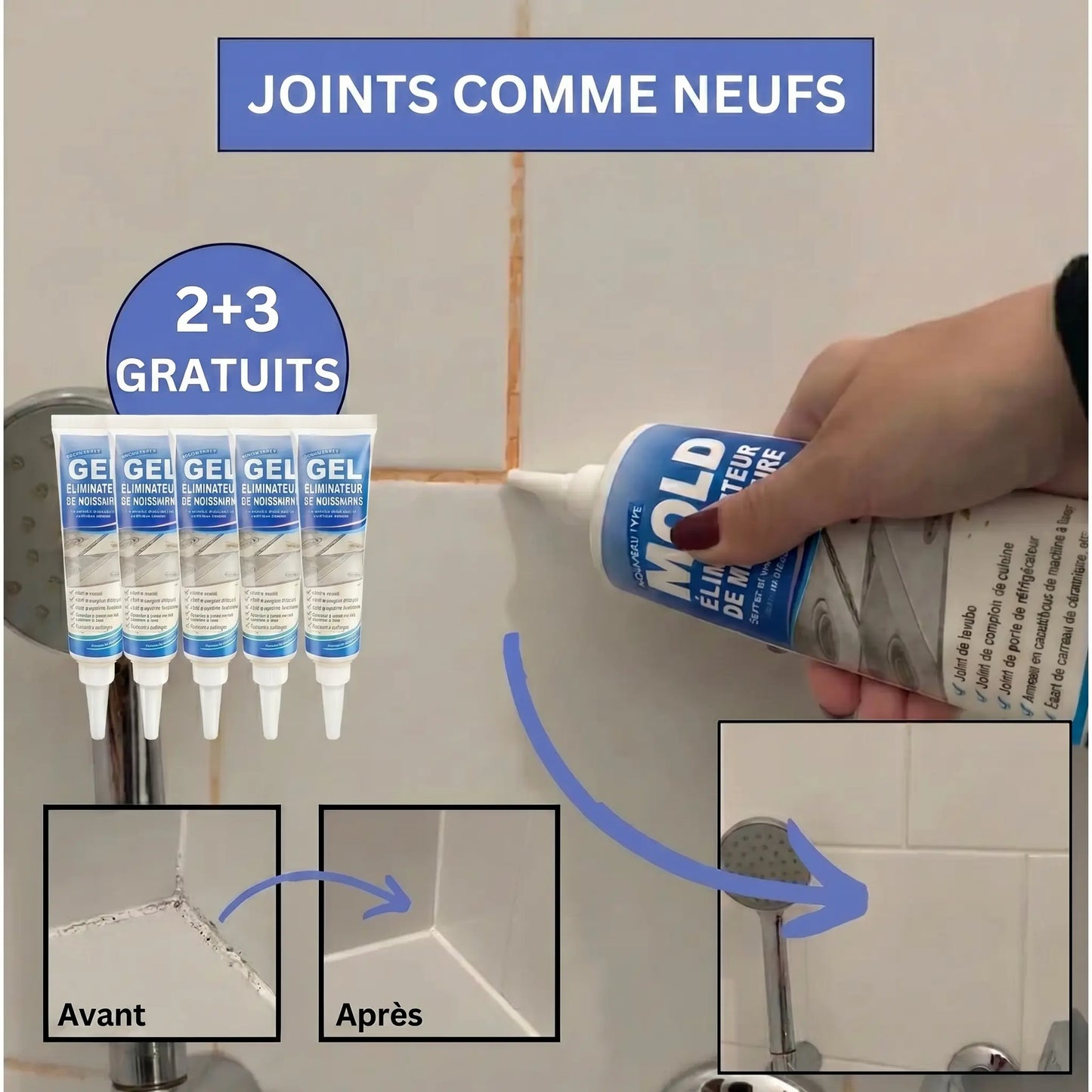 Gel Klean - Des joints neufs sans effort !