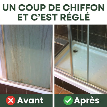 KleanWipe XXL (40x60cm) - Un miroir impeccable en 10 secondes — sans produit chimique