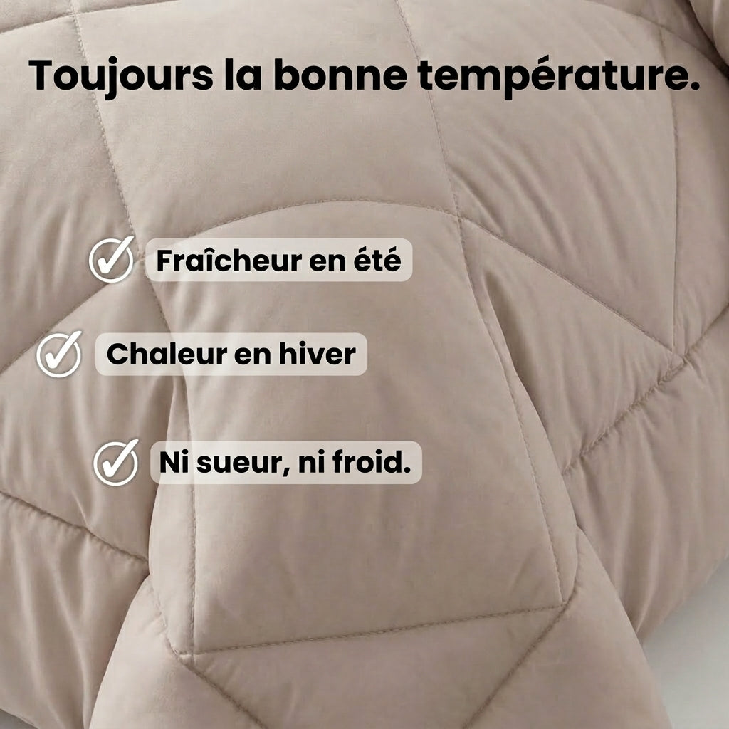 Couverture KleanSleep + 2 taies d'oreillers SoftCloud GRATUITES