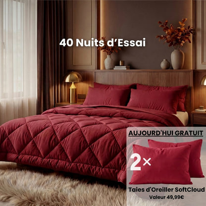 Couverture KleanSleep + 2 taies d'oreillers SoftCloud GRATUITES