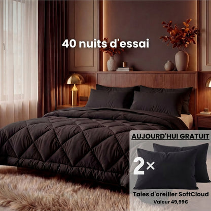 Couverture KleanSleep + 2 taies d'oreillers SoftCloud GRATUITES
