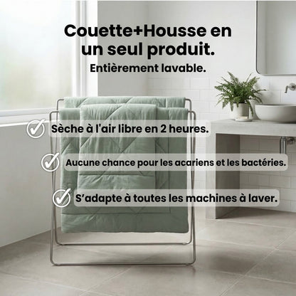 Couverture KleanSleep + 2 taies d'oreillers SoftCloud GRATUITES